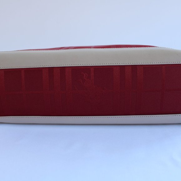 Burgundy Burberry Bowling bag - Picture 11 of 17